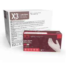 AMMEX LX3 Latex PF Ind Gloves